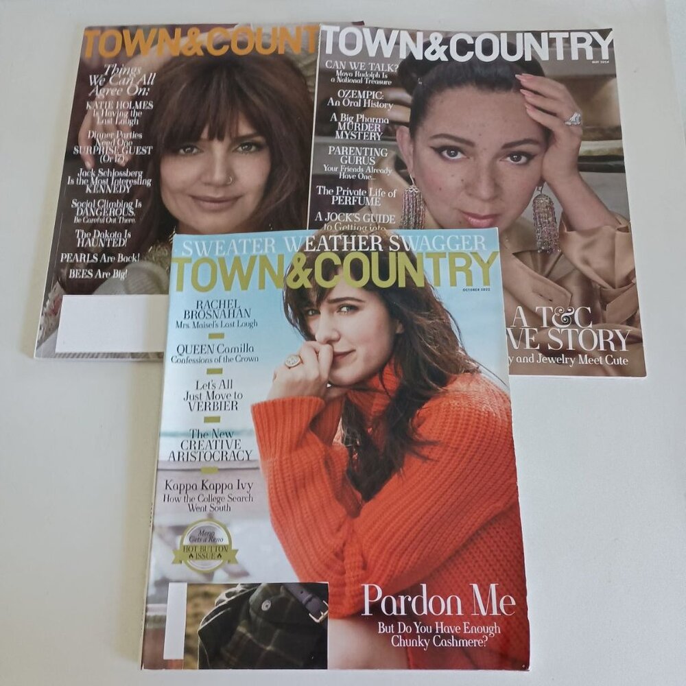 Town and Country 3 magazines pack